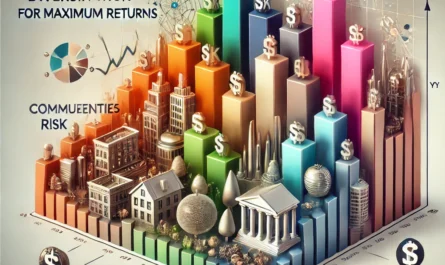 Graph showing a diversified investment portfolio with different asset classes for maximum returns.